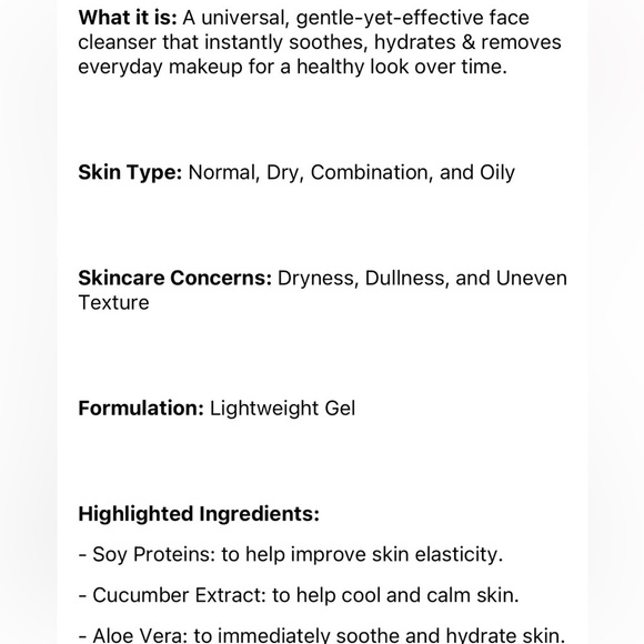 FRESH Soy Hydrating Gentle Face Cleanser - Picture 4 of 5